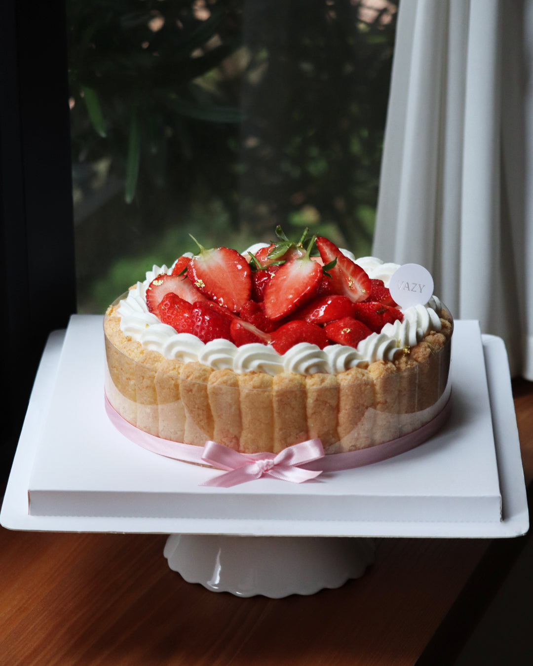 8吋草莓夏洛特—小農契作無毒草莓